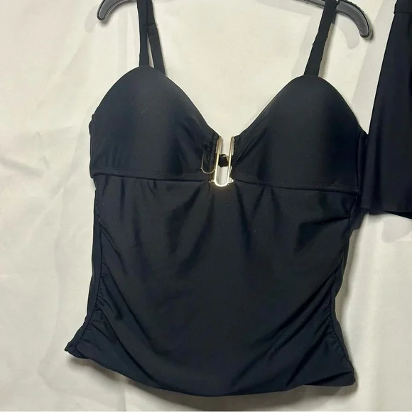 Women’s Black Tankini Swimwear - Picture 4 of 8